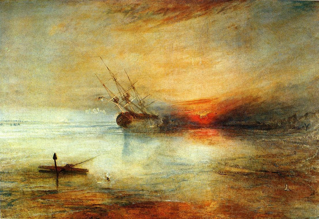 Fort Vimieux by J.M.W. Turner — hand-painted landscape oil painting reproduction on canvas
