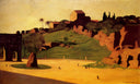 Forum Roman or Seen close the Palatine one by Felix Vallotton — rural oil painting wall art, Post Impressionism