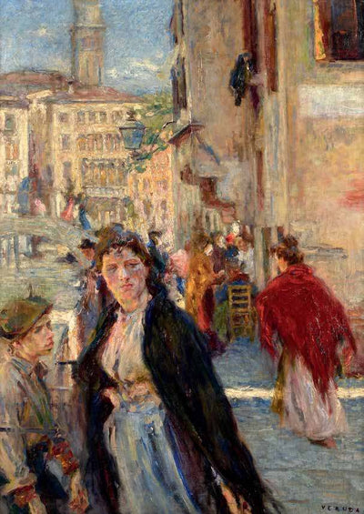 Foundations in the Rio di San Vio, Venice in home office