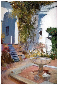 Fountain at the Alcázar in Seville