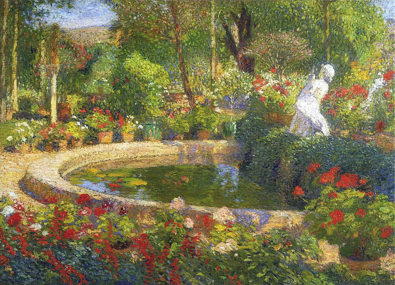 Fountain in Marquayrol - Henri Martin