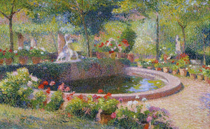 Fountain in Marquayrol - Henri Martin