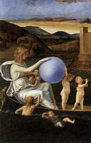 Four Allegories: Fortune (or Melancholy) by Giovanni Bellini — hand-painted cultural oil painting reproduction on canvas