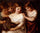 Four Children With A Basket Of Fruit in master bedroom