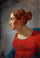 Study of mademoiselle Luisa at the home of Portaels in entryway