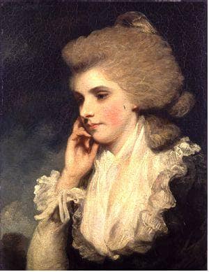 Frances, Countess of Lincoln by Joshua Reynolds — hand-painted portrait oil painting reproduction on canvas