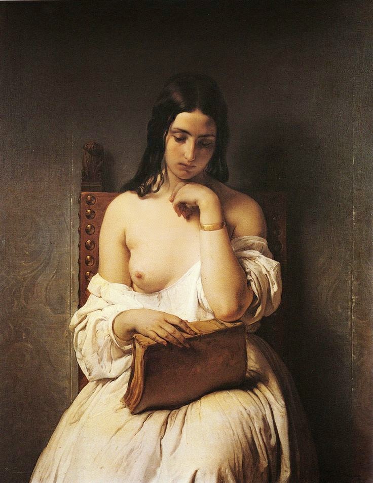 Meditation on the History of Italy (2nd version) - Francesco Hayez