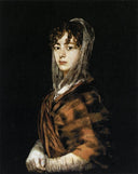Francisca Sabasa y Garcia by Francisco Goya — male oil painting wall art, Romanticism