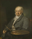 Francisco De Goya Y Lucientes, after Vicente López Portaña by Rosario Weiss Zorrilla — hand-painted portrait oil painting reproduction on canvas
