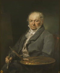 Francisco De Goya Y Lucientes, after Vicente López Portaña by Rosario Weiss Zorrilla — hand-painted portrait oil painting reproduction on canvas