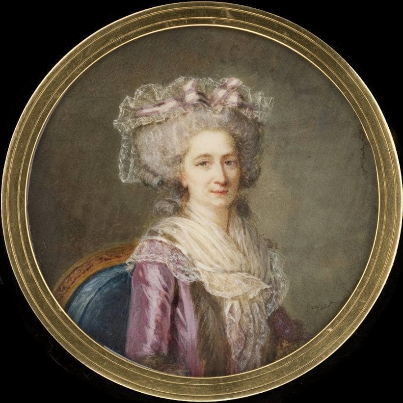 Portrait of Françoise de Châlus by Marie-Gabrielle Capet — hand-painted portrait oil painting reproduction on canvas