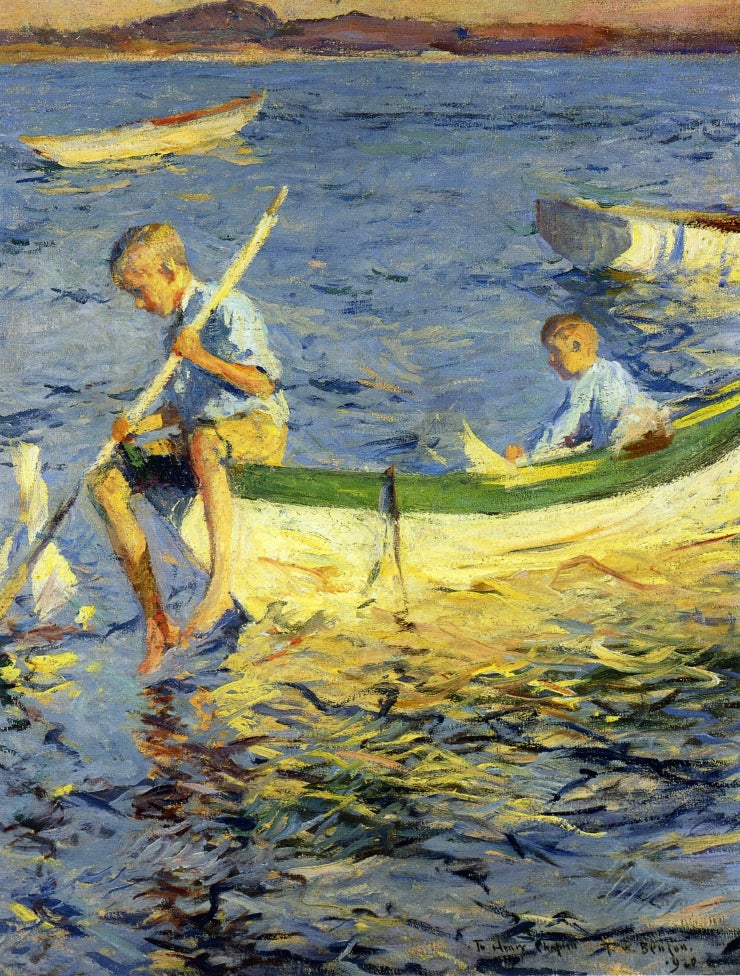 Boating at Vinalhaven - Frank W. Benson