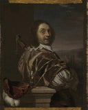 Self Portrait of the Artist, with a Cittern by Frans van Mieris the Elder — self oil painting wall art, Baroque