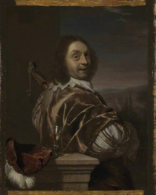 Self Portrait of the Artist, with a Cittern