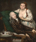 Franz De Paula HrabÄ Hartig a Jeho ManÅ¾elka Eleonora Jako Caritas Romana by Barbara Krafft — female oil painting wall art, Neoclassicism
