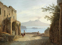 View of Naples from Posillipo by Franz Ludwig Catel — urban oil painting wall art, Romanticism