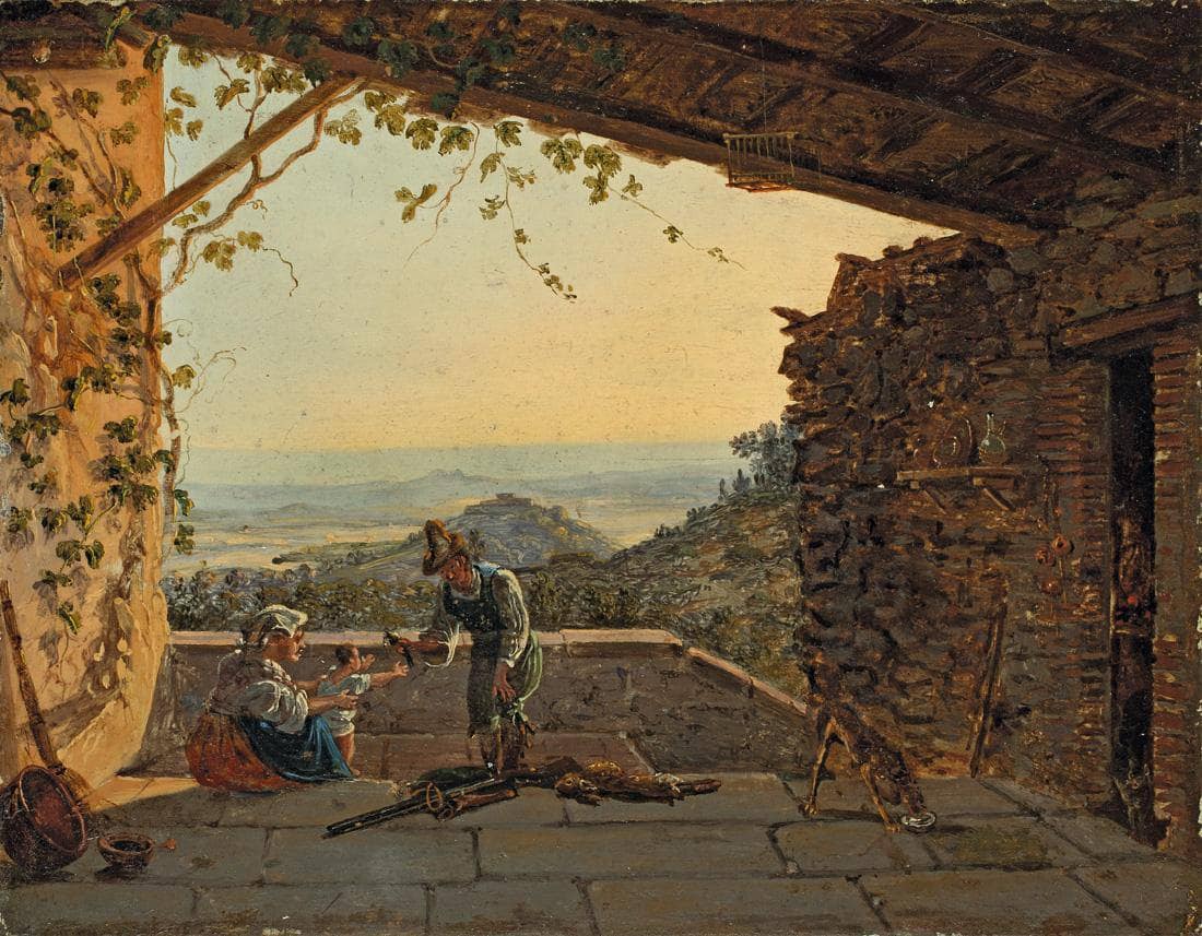 The farmer's homecoming from the hare hunt