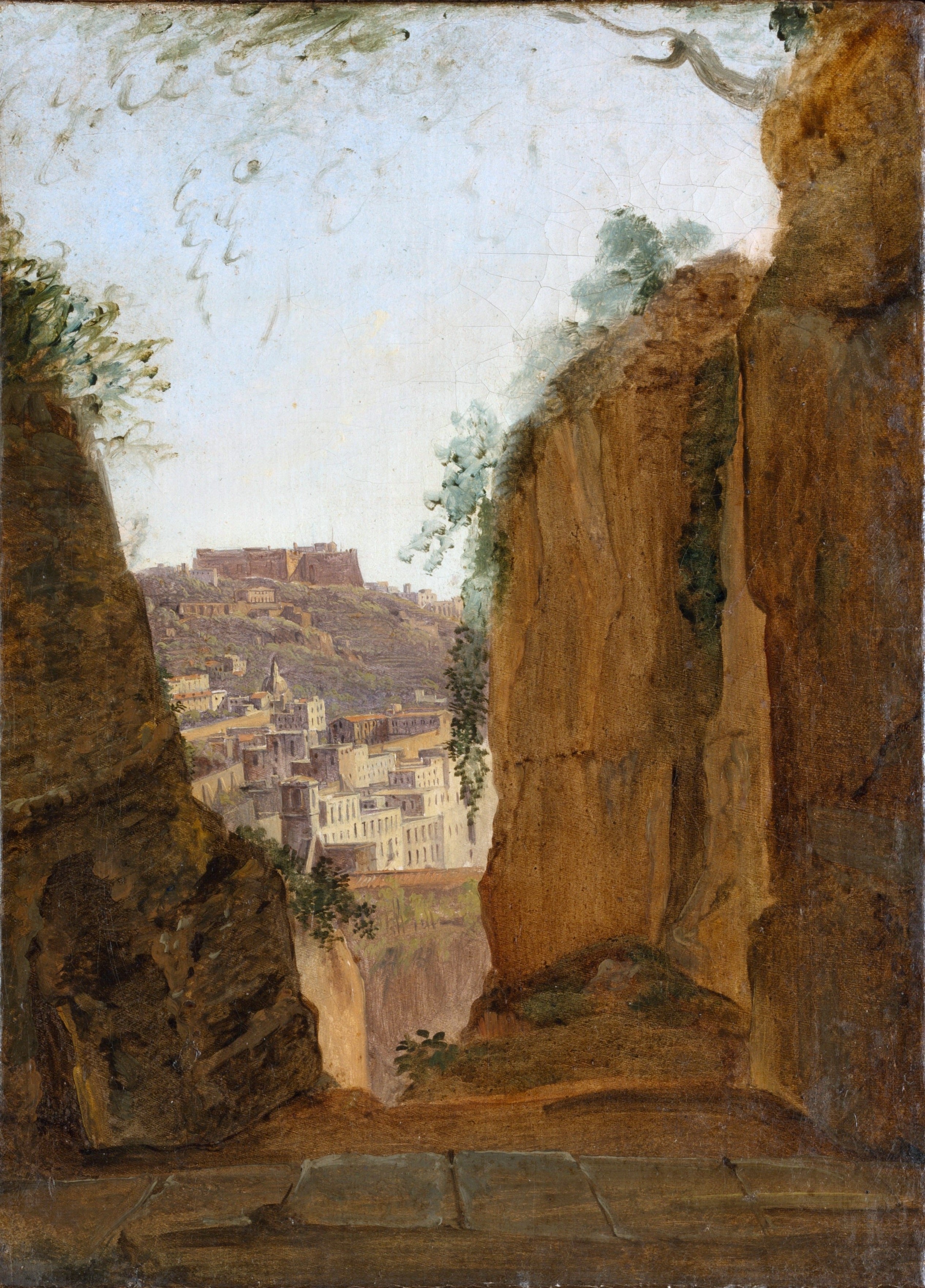 Virgil's Tomb, Naples - Franz Ludwig Catel