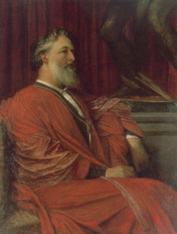 Frederic Lord Leighton by George Frederick Watts — hand-painted portrait oil painting reproduction on canvas