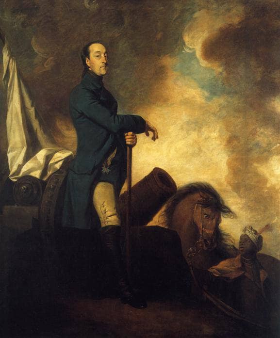 Frederick, Count of Schaumburg Lippe by Joshua Reynolds — hand-painted landscape oil painting reproduction on canvas