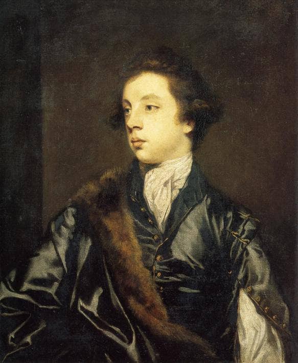 Frederick Howard, 5th Earl of Carlisle by Joshua Reynolds — hand-painted portrait oil painting reproduction on canvas