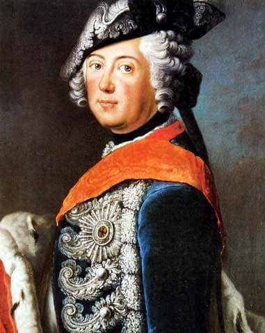 Frederick II of Prussia on gallery wrap