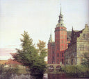 Frederiksborg Castle Seen from the Northwest by Christen Kobke — hand-painted architectural oil painting reproduction on canvas