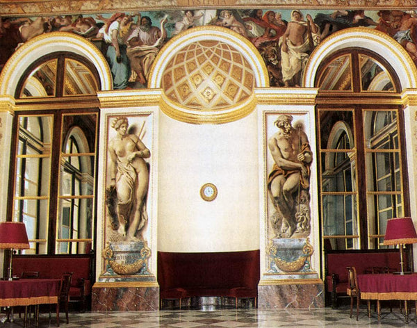 Frescoes on the west wall (Salon du Roi, Palais Bourbon, Paris)