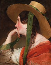 Girl with straw hat