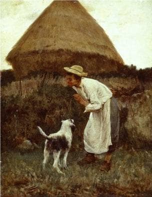 Friends by Egisto Ferroni — oil painting reproduction