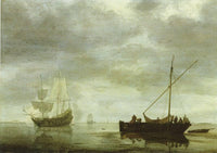 Frigate Giving a Salute