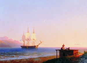 Frigate under sails - Ivan Aivazovsky