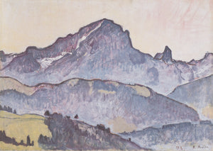 From Le Grand Muveran Villars - Ferdinand Hodler