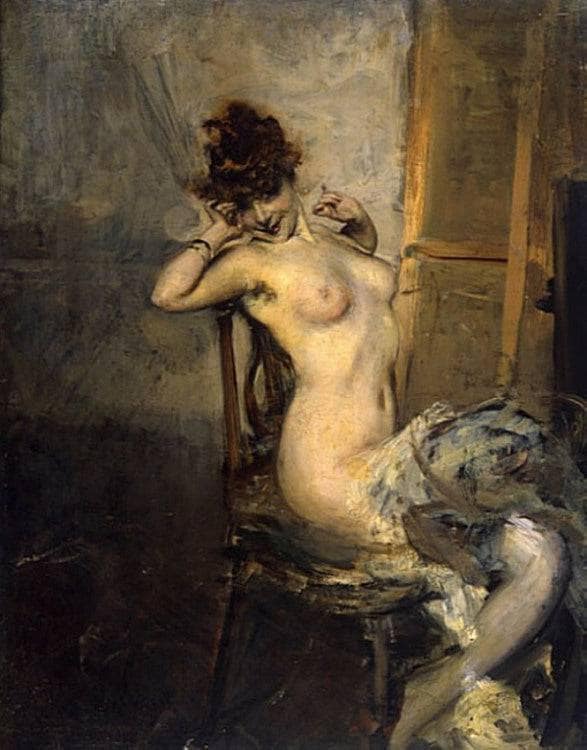 From Robilant and Voena by Giovanni Boldini — hand-painted cultural oil painting reproduction on canvas