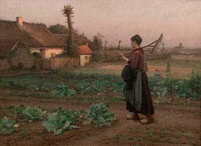 From the Field by Vaclav Brozik — oil painting reproduction