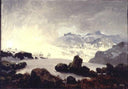 From the Mountains by Hans Gude — seascapes oil painting wall art, Romanticism
