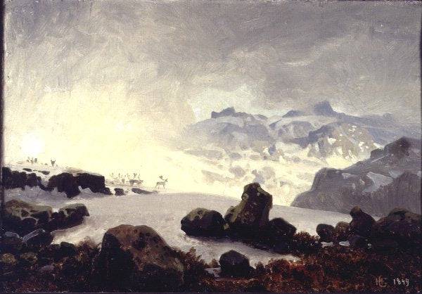 From the Mountains - Hans Gude