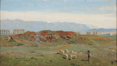 From the Roman Campagna by Harald Jerichau — oil painting reproduction