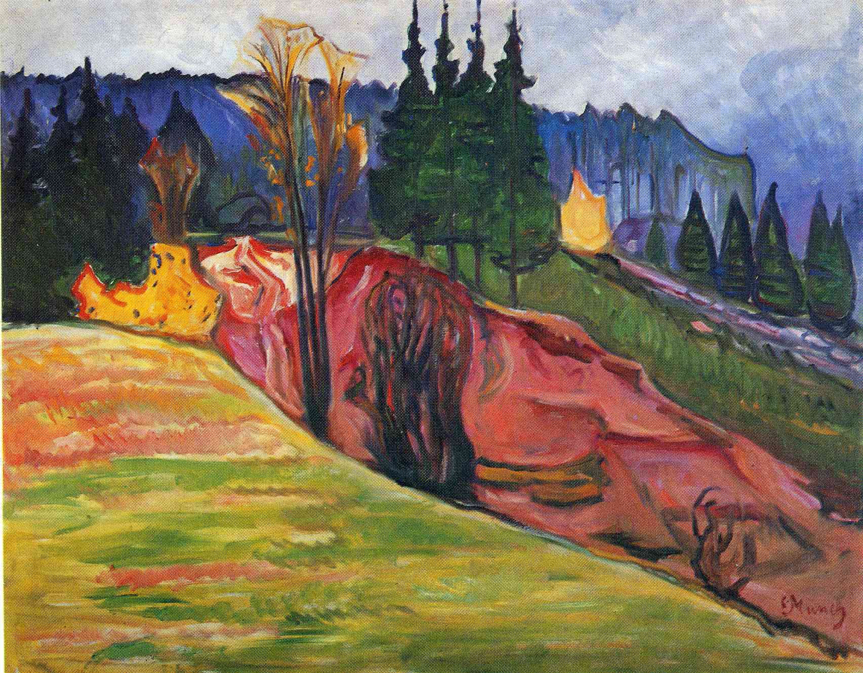 From Thuringewald - Edvard Munch