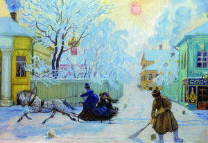 Frosty Morning - Boris Kustodiev