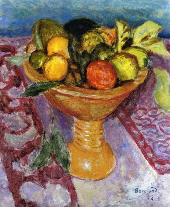 Fruit Bowl by Pierre Bonnard — hand-painted photography oil painting reproduction on canvas