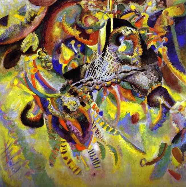Fugue by Wassily Kandinsky — hand-painted abstract oil painting reproduction on canvas