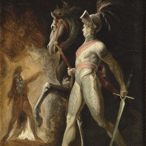 The Meeting of Sir Hüon of Bordeaux and Scherasmin in the Libanon Cave, from Wielandâs Oberon