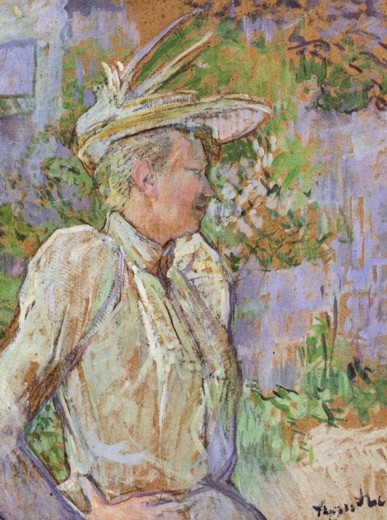 Gabrielle the Dancer by Henri de Toulouse-Lautrec — hand-painted portrait oil painting reproduction on canvas