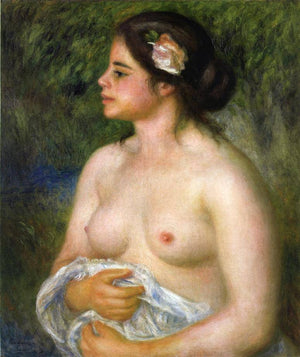 Gabrielle with a Rose (The Sicilian Woman) - Pierre-Auguste Renoir