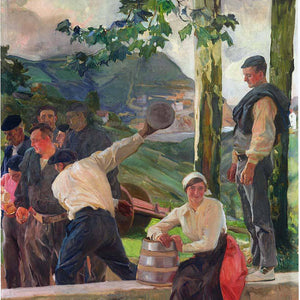 Game of Skittles by Joaquín Sorolla — Oil Painting Reproduction