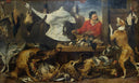 Game Stall by Frans Snyders — hand-painted cultural oil painting reproduction on canvas