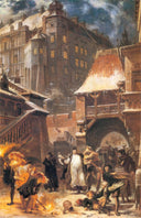 Gamrat and Stanczyk by Jan Matejko — hand-painted architectural oil painting reproduction on canvas