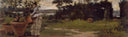 Garden in Bellariva by Silvestro Lega, rural oil painting wall art, Realism