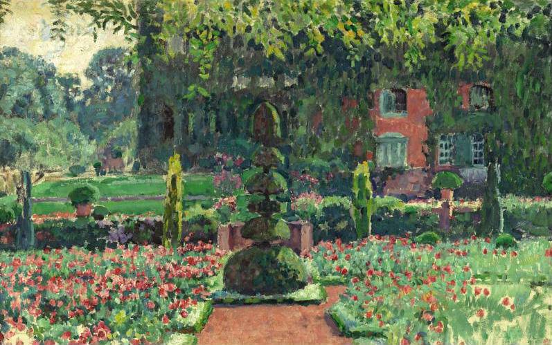 Garden in summer - Theo van Rysselberghe